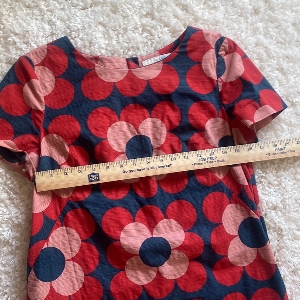 Boden Navy and Pink Floral Shift Dress - Picture 8 of 8